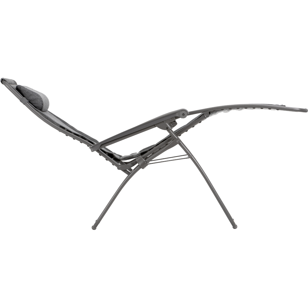Lafuma Relaxliege RSX CLI LIGHTCO in Stoff Ombre Lafuma Relaxliege RSX CLI LIGHTCO in Stoff Ombre, Lounge-Stuhl, Sonnenliege, Outdoor-Stuhl, Grau Stoff, Faltbar
