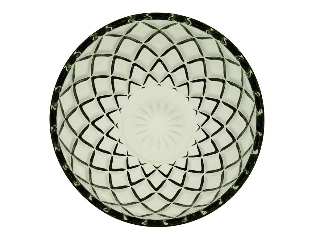 Lyngby Glas Schale 12 cm in Farbe grün