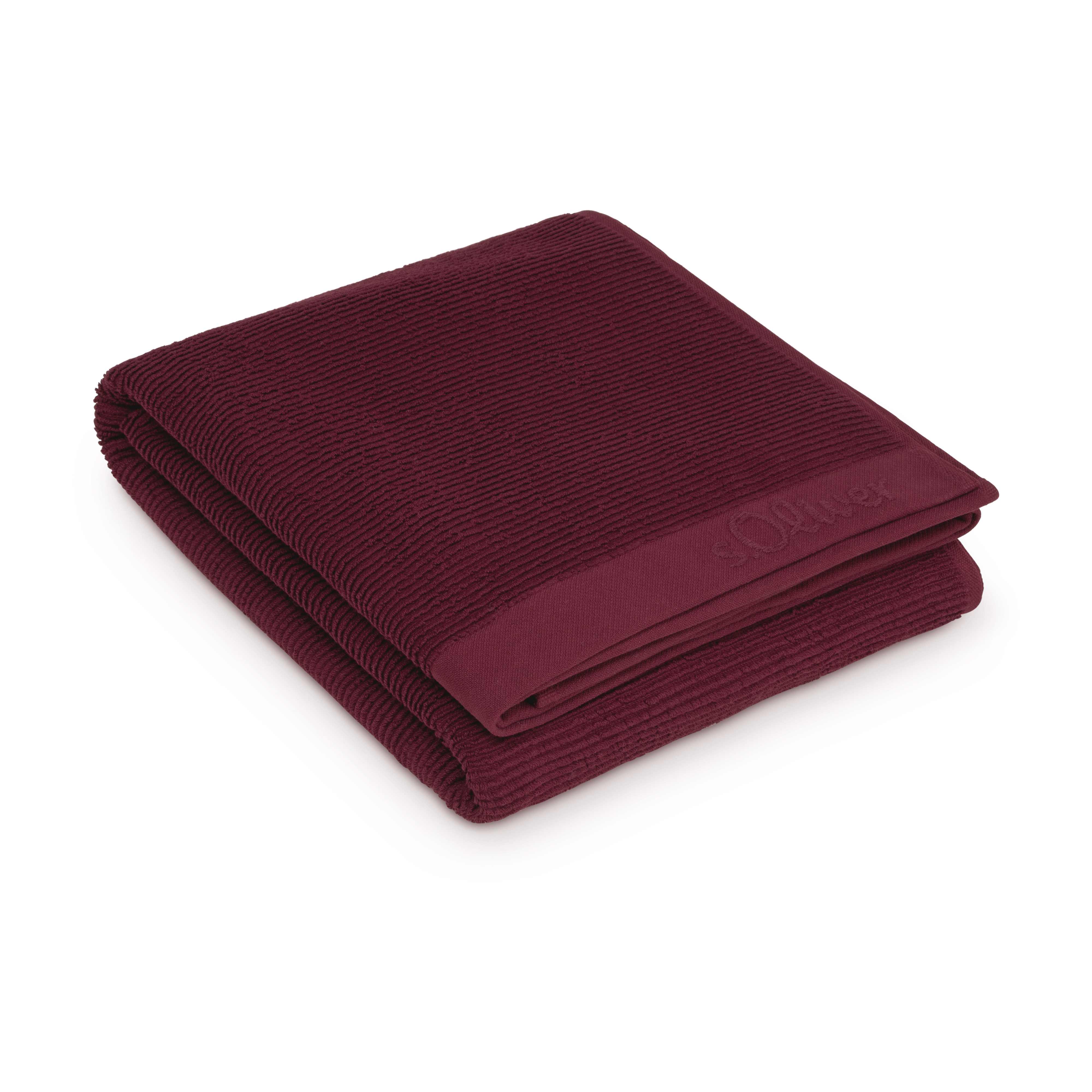 Saunatuch s.Oliver in Farbe burgundy Saunatuch s.Oliver in Farbe burgundy, Tuch, Fleece, Bordeaux, Decke, Textil