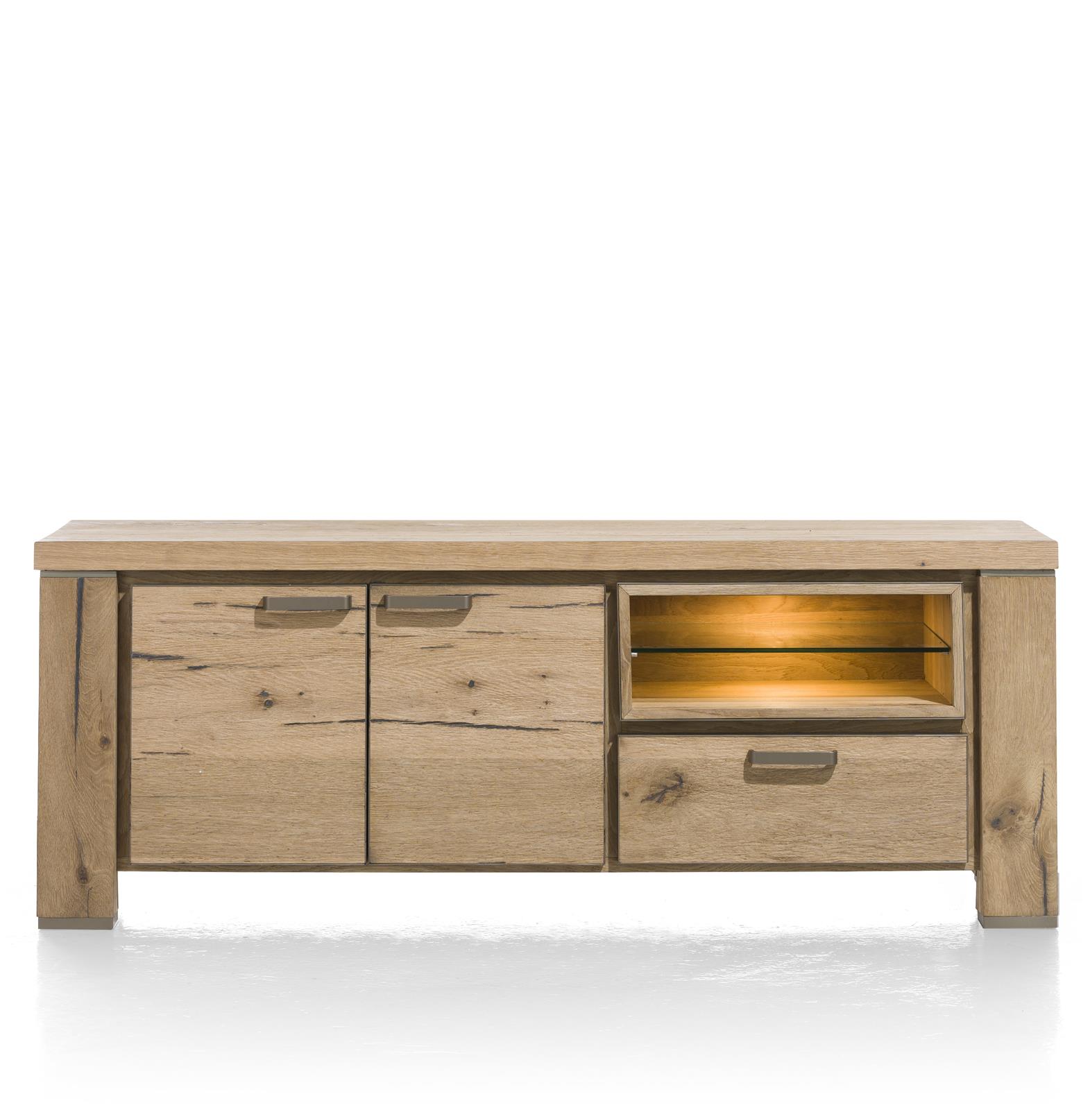 Habufa Lowboard CANOVA ca. 160x60x45cm in Railway brown