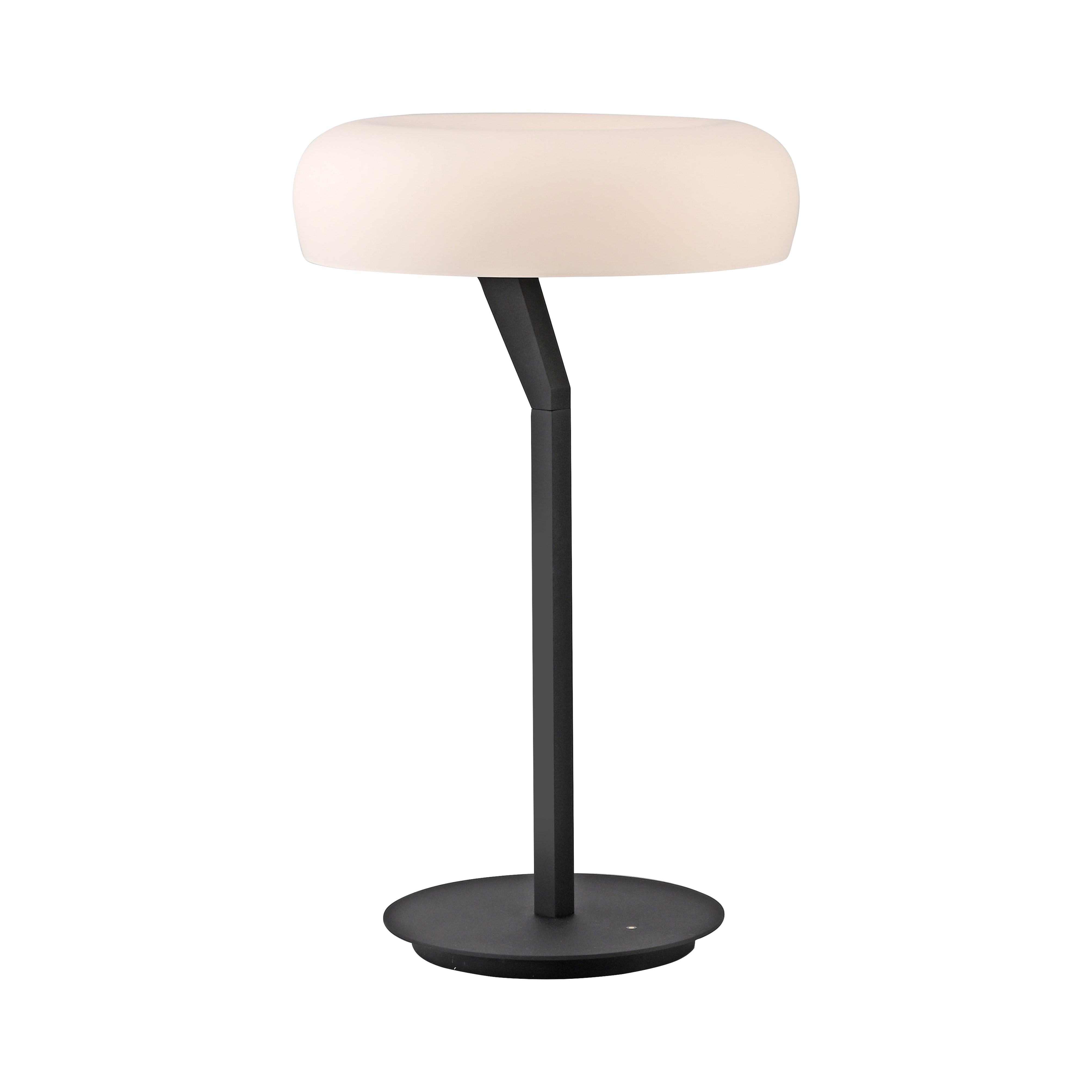 Paul Neuhaus LED-Tischleuchte PURE AURA 1-flammig in Farbe black pearl Paul Neuhaus LED-Tischleuchte PURE AURA 1-flammig in Farbe black pearl, Stehlampe, Kopfpolster, Beige Schirm, Metallstativ, Rundfuß