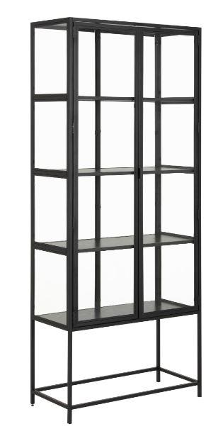Vitrine SEAFORD in Schwarz Actona Vitrine SEAFORD in Metall schwarz