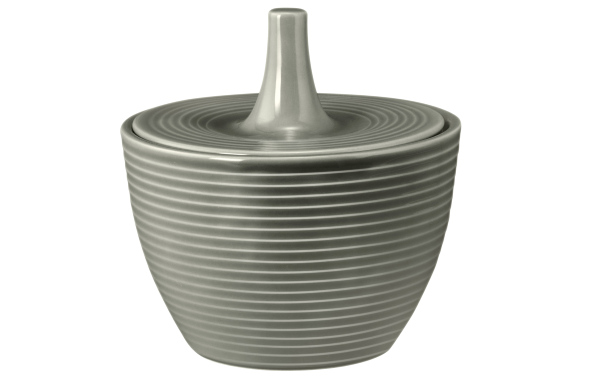 Seltmann Weiden Zuckerdose 0,27 l mit Relief Beat 3 Perlgrau Seltmann Weiden Zuckerdose 0,27 l mit Relief Beat 3 Perlgrau