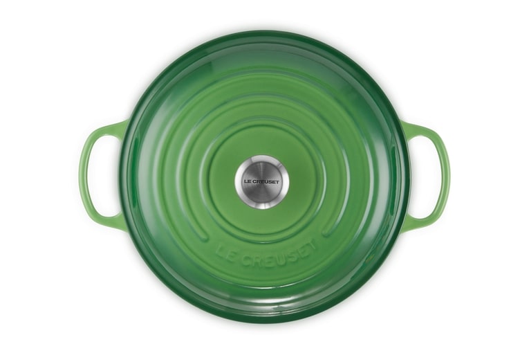 Le Creuset Gourmet-Profitopf Sig 30cm in Farbe Bamboo Green Le Creuset Gourmet-Profitopf Sig 30cm Bamboo Green