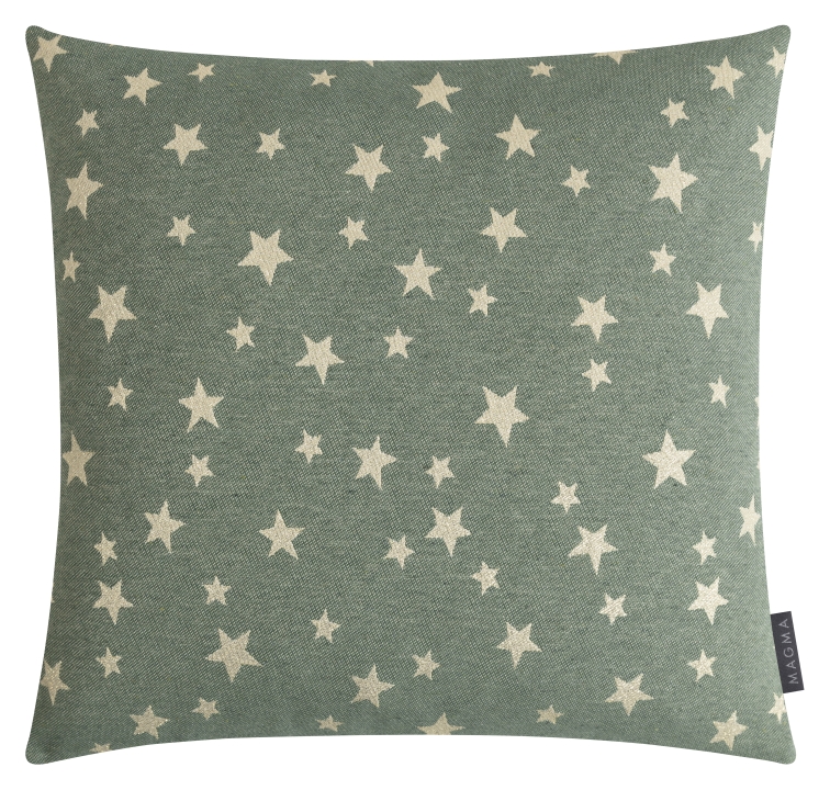 Magma Heimtex Kissenhülle STARRY ca. 50x50cm in Farbe salbei