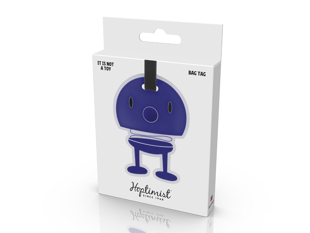 F&H Hoptimist BAG TAG in Farbe Blau F&H Hoptimist BAG TAG in Farbe Blau
