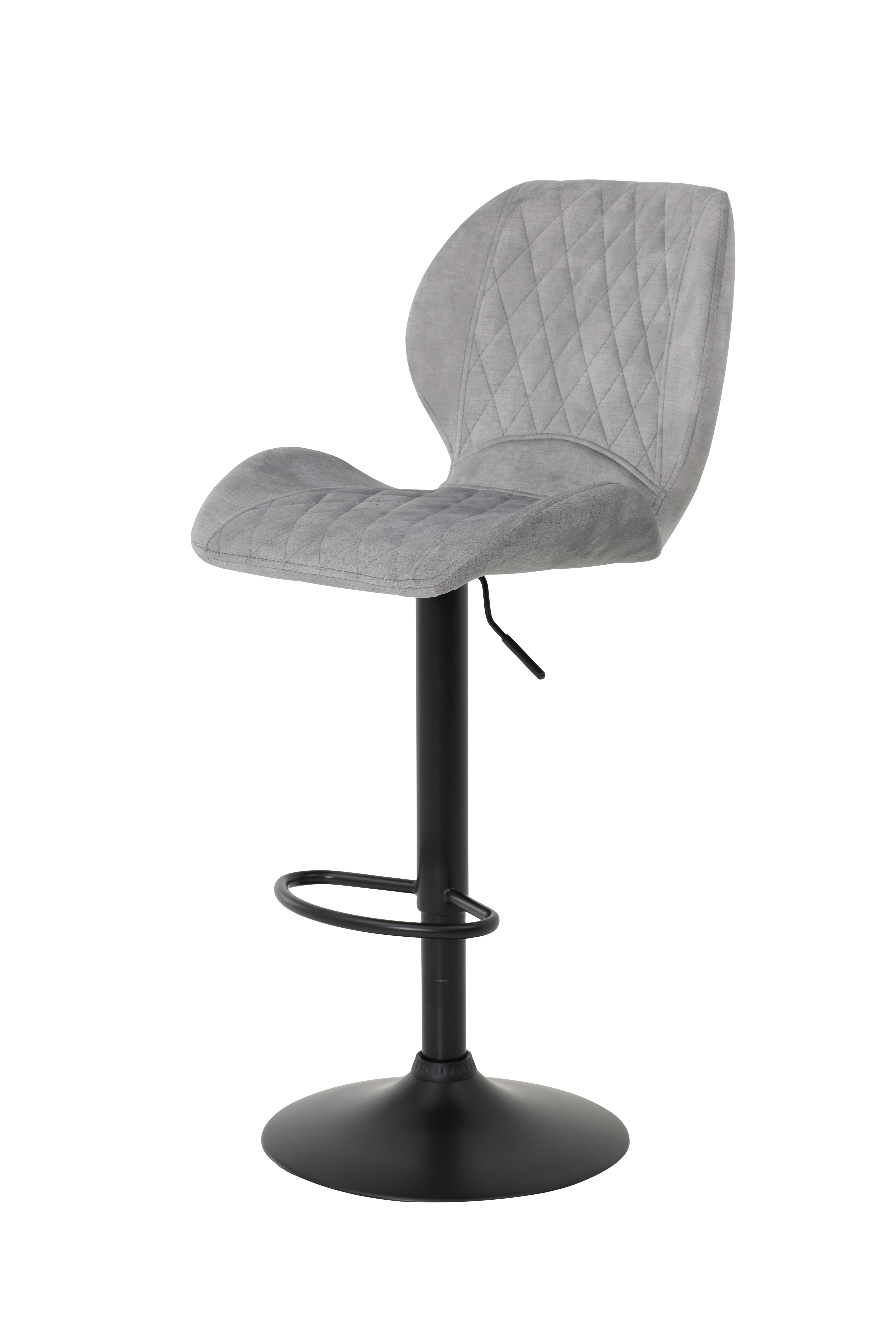 Hela Barhocker LAILA H ca. B42 T51 cm in Stoff velvet grau 50
