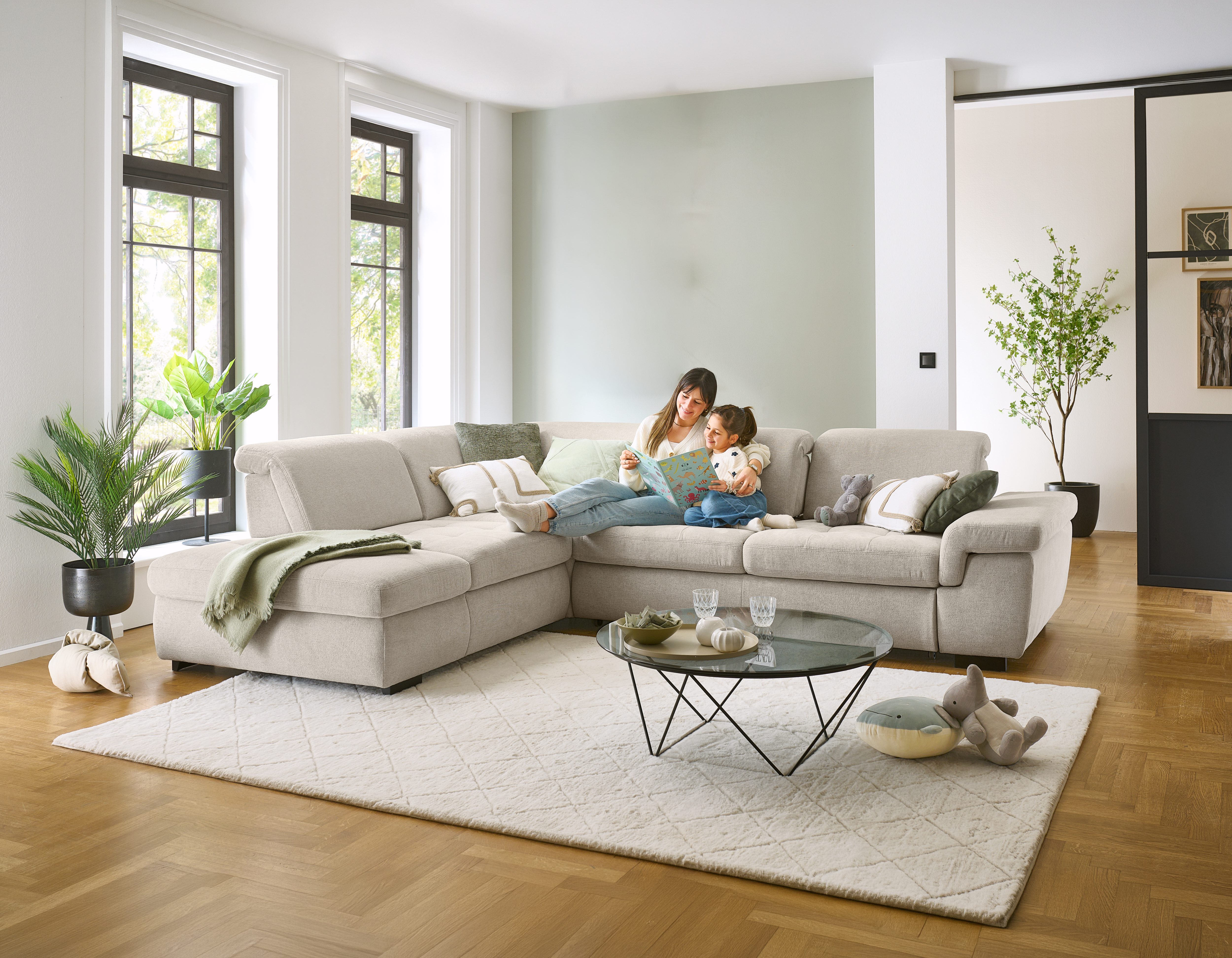 Modulmaster Eckkombination MM-MP1061 ca. 260x320cm in Cyber / Cyber ecru