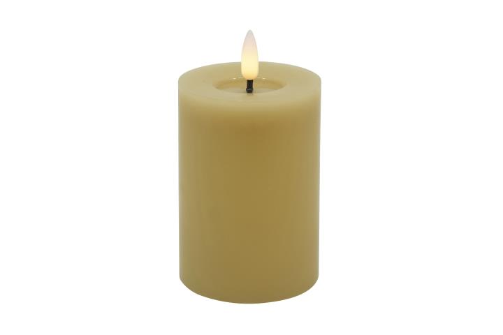 LED-Stumpenkerze Basic 2 LED STUMPENKERZE BASIC in Gelb L.C. Wholsaler LED Stumpenkerze Basic LED Stumpenkerze Basic in