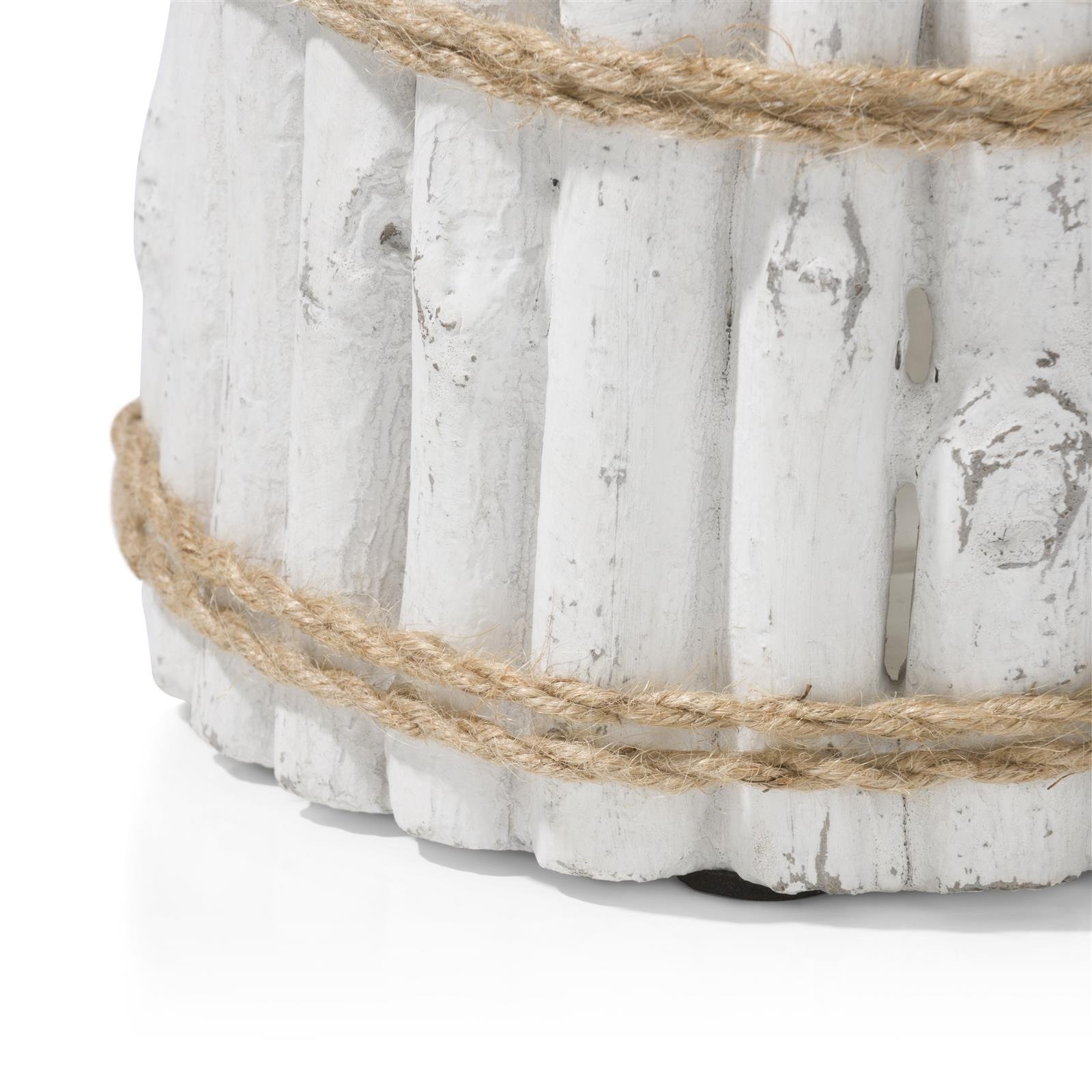 Coco Maison Pierre kerzenhalter s h15cm 37835-WIT