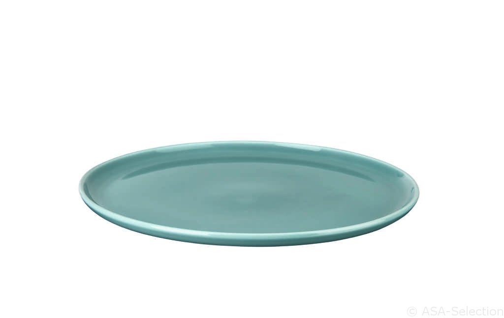 ASA Selection Dessertteller Kolibri in blau, Porzellan, Töpferei, Untertasse, Teller, Mahlzeit