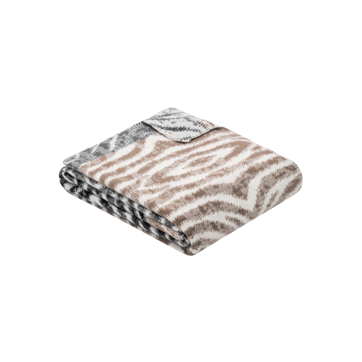 Ibena Jacquard-Decke TANSANIA 150x200cm in Farbe grau/beige