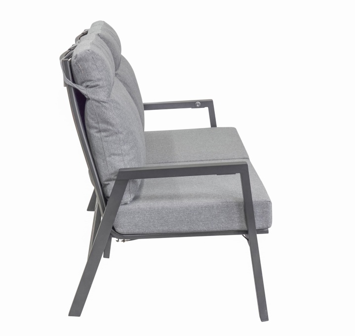 Sofa SONDRINO in Schwarz, Moebel, Stuhl, Kissen, Dekoration für Zuhause