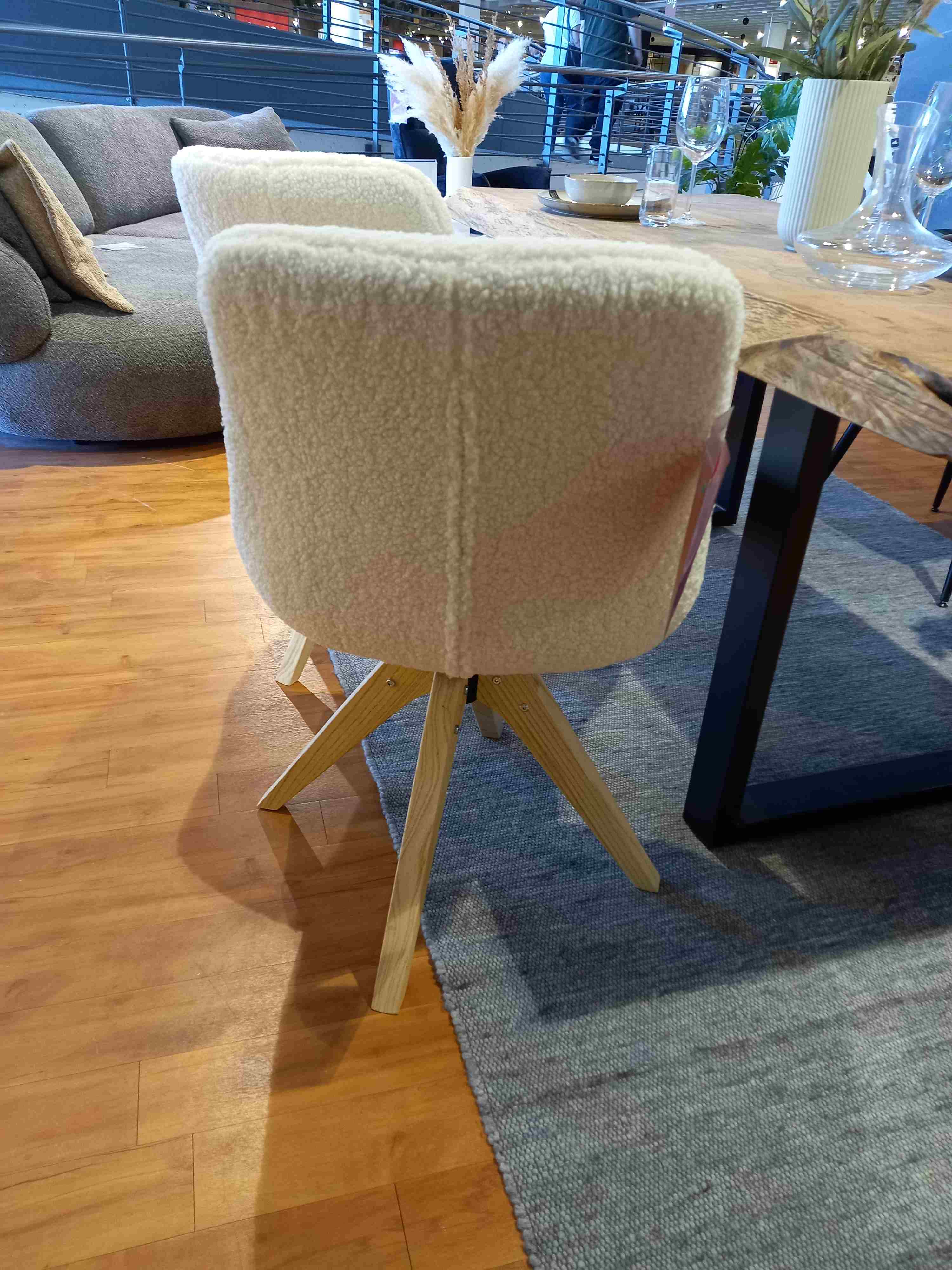 Gutmann Sessel WOLLY in Synthetik Wolle weiß