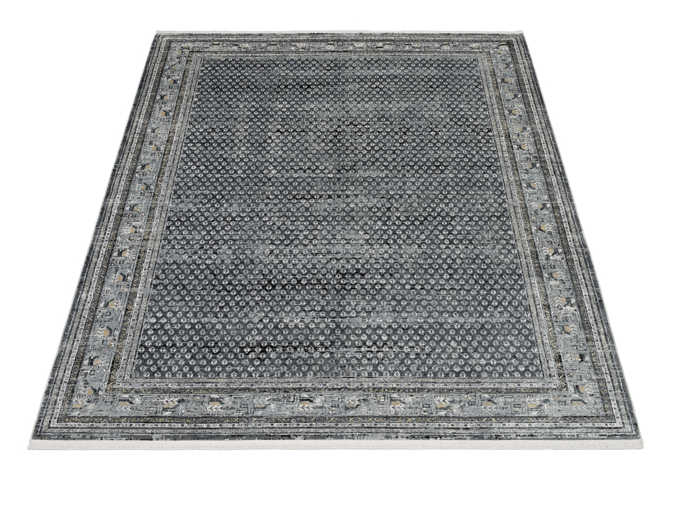 OCI Webteppich ca. 160 x230cm in Farbe dunkelgrau