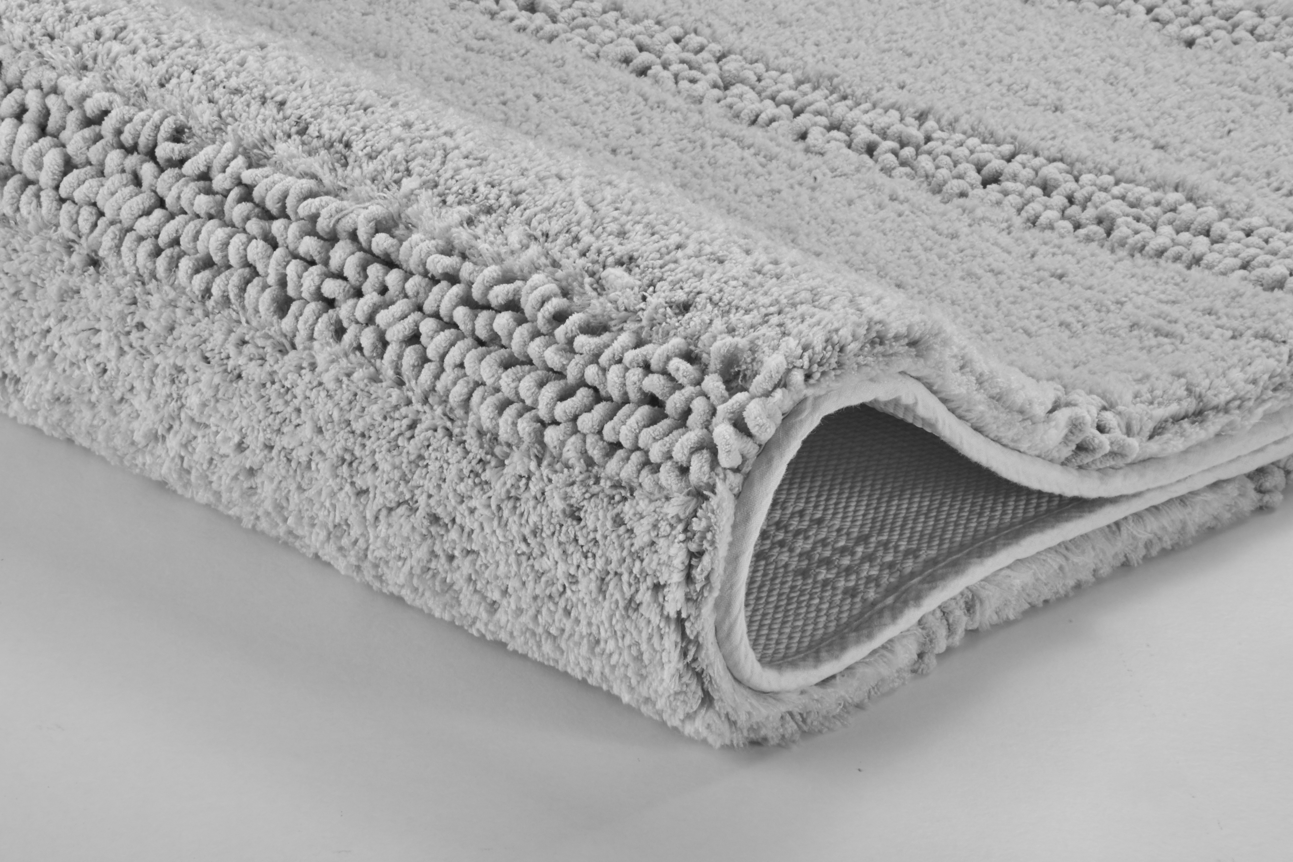 Kleine Wolke Badteppich MONROVIA ca. 70x120cm in Farbe Platin