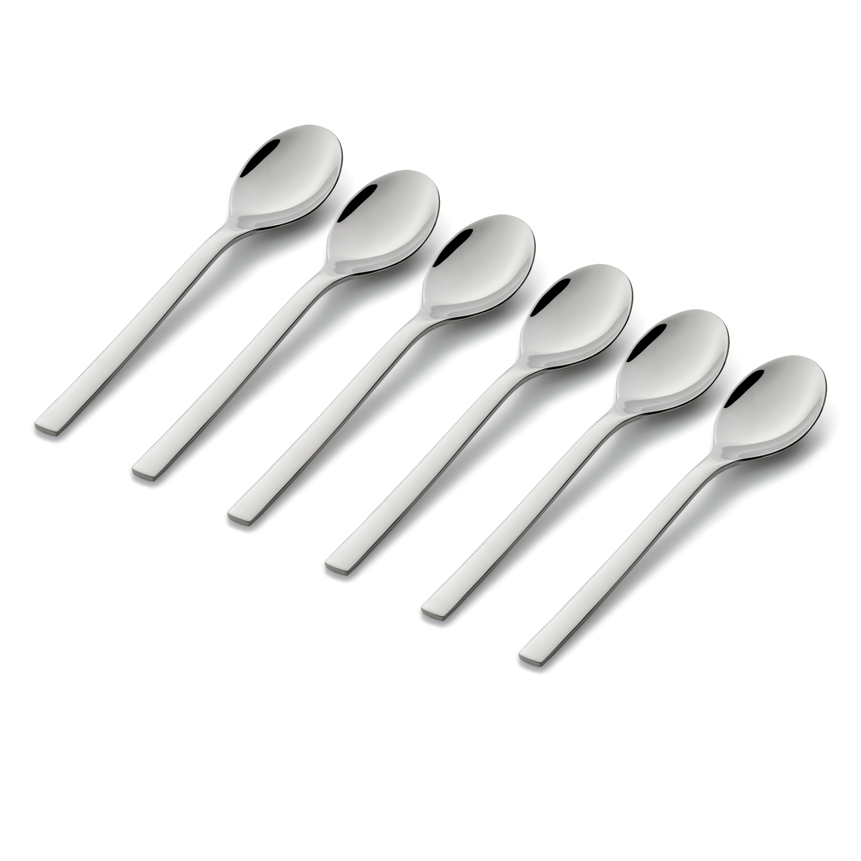 WMF Nuova Kaffeelöffel-Set, 6-teilig in poliertem Edelstahl
