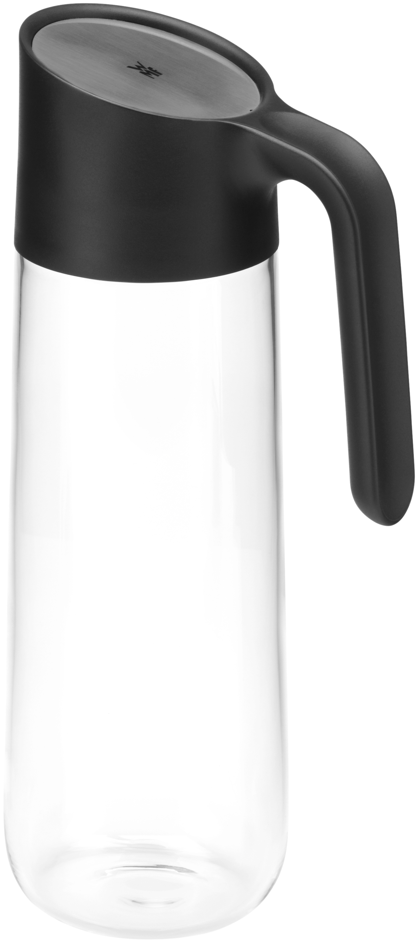 WMF Nuro Wasserkaraffe mit Griff, 1 l in tranparent/schwarz