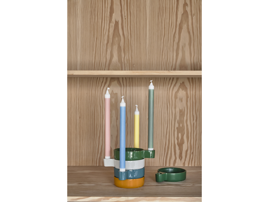 Villa Collection Stabkerze 2,2 cm in Farbe rot
