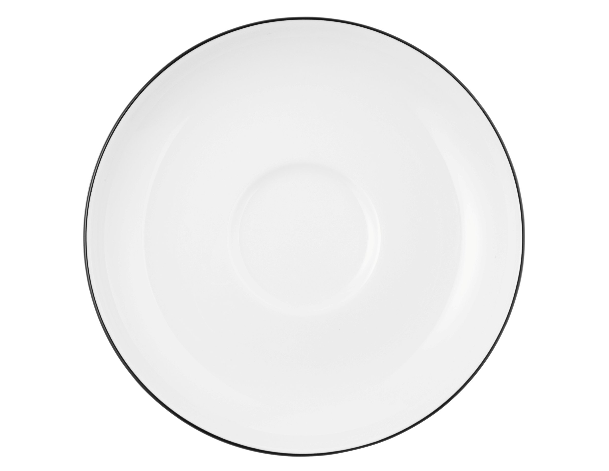 Seltmann Weiden Teeuntertasse 13 cm Lido 10826 Black Line 