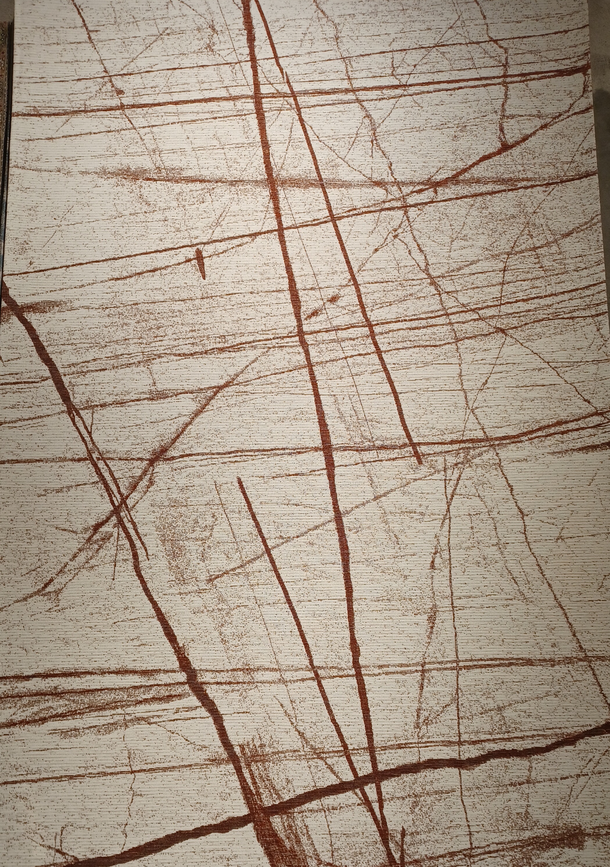 Dekowe Webteppich Bianc ca. 155 x 230 cm in white berry