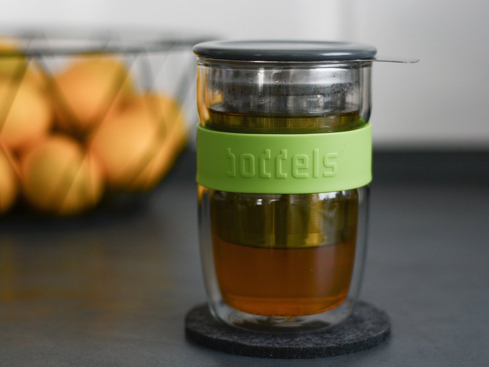 boddels Glasbecher Seev 380ml in Apfelgrün