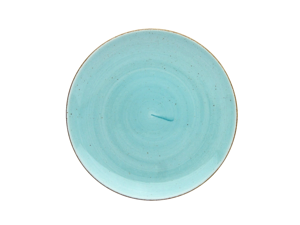 CreaTable Gourmetteller Vintage Nature in Farbe Aqua glänzend