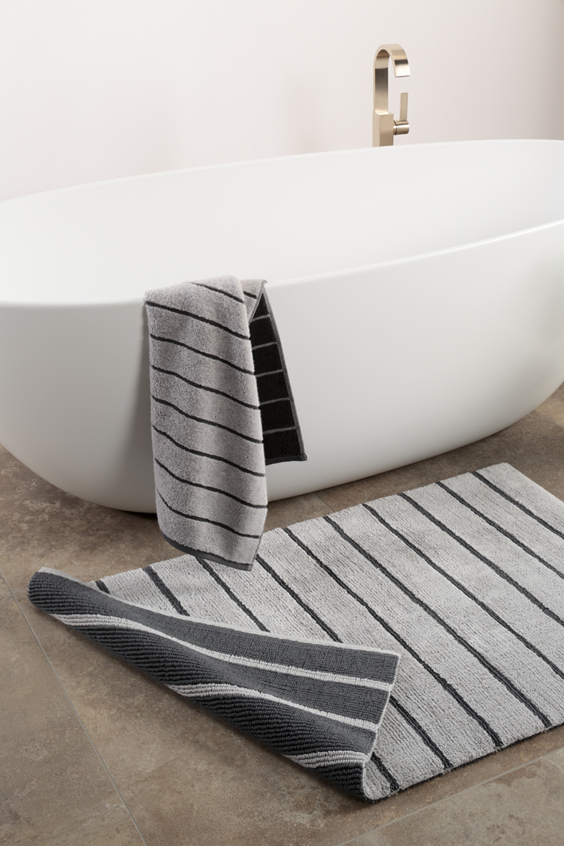 Cawö Badteppich Balance 60x100 cm BALANCE 60x100 in platin 77