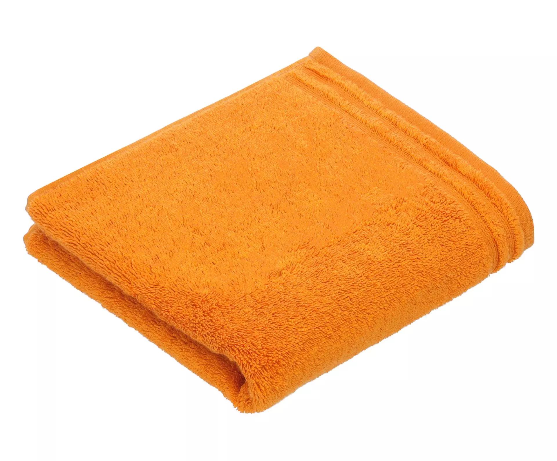 Vossen Handtuch Colour Clash ca. 50x100cm in Farbe grapefruit