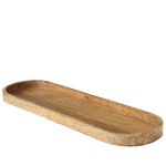 Boltze Tablett Tikko 25 cm in Mangoholz