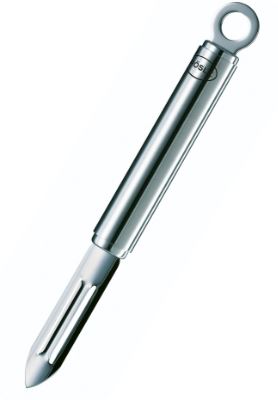 Rösle Sparschäler rechts/links 19cm in Farbe silber, Schmiergelder, Kugelschreiber, Stift, Metall, Silber