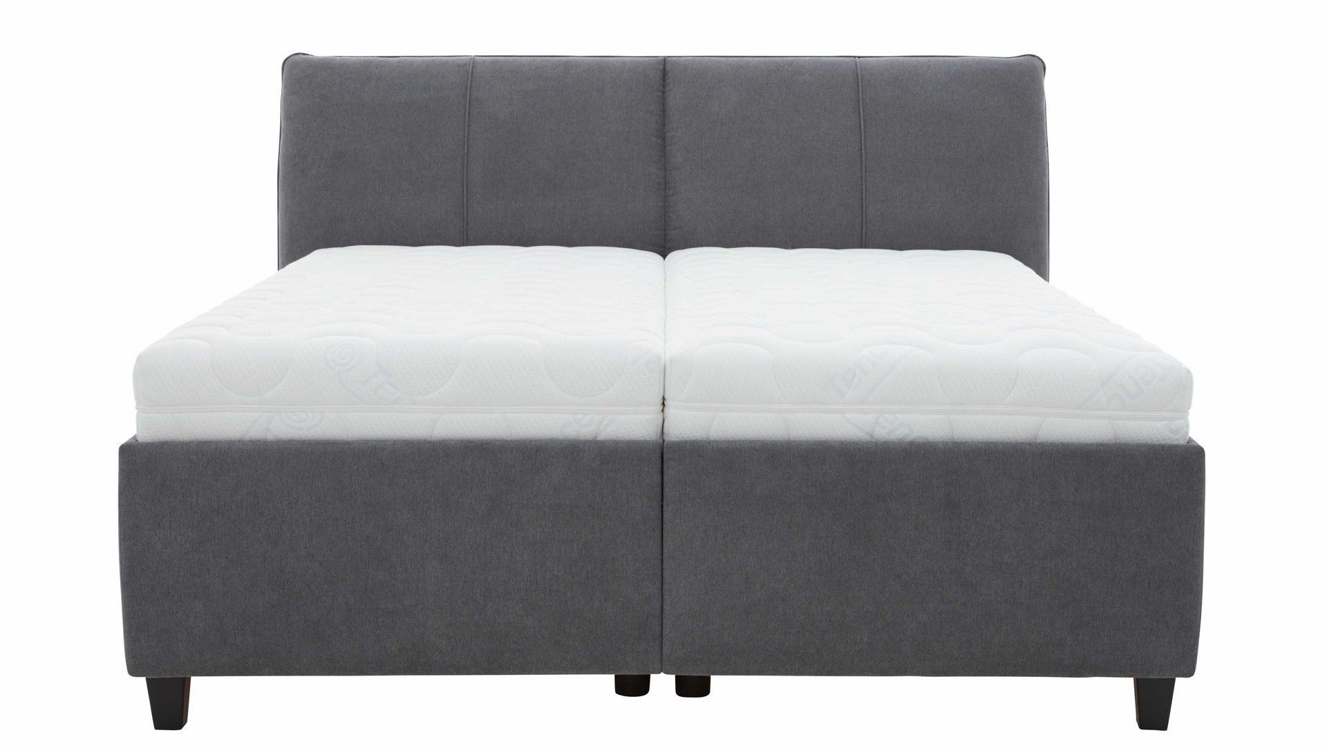 Interliving Polsterbett IL 1414 ca. 180 x 200 cm in Stoff grau