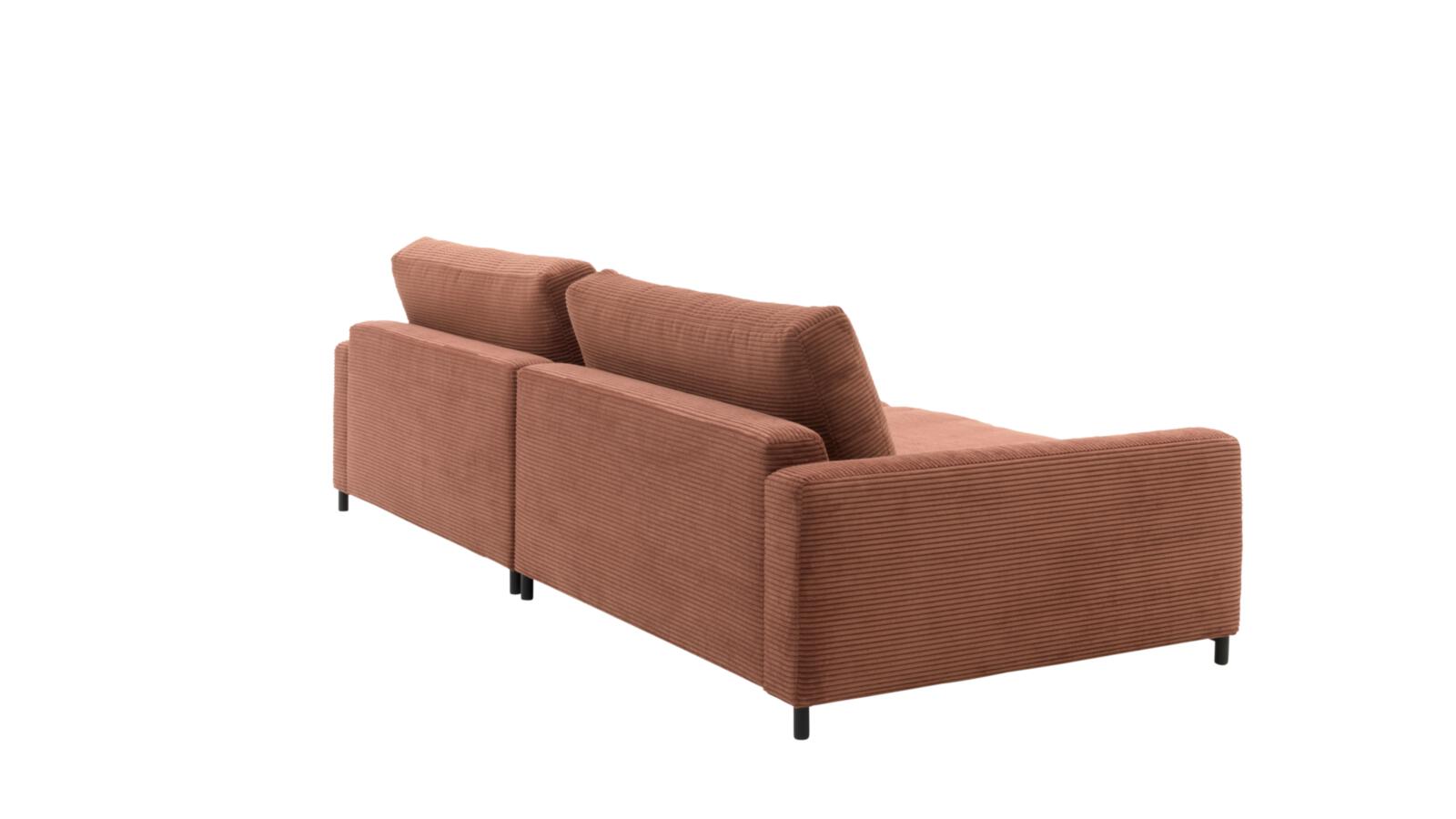 Roomio Sofa NO. 4103 in Stoff Cord rusty Roomio Sofa NO. 4103 in Stoff Cord rusty