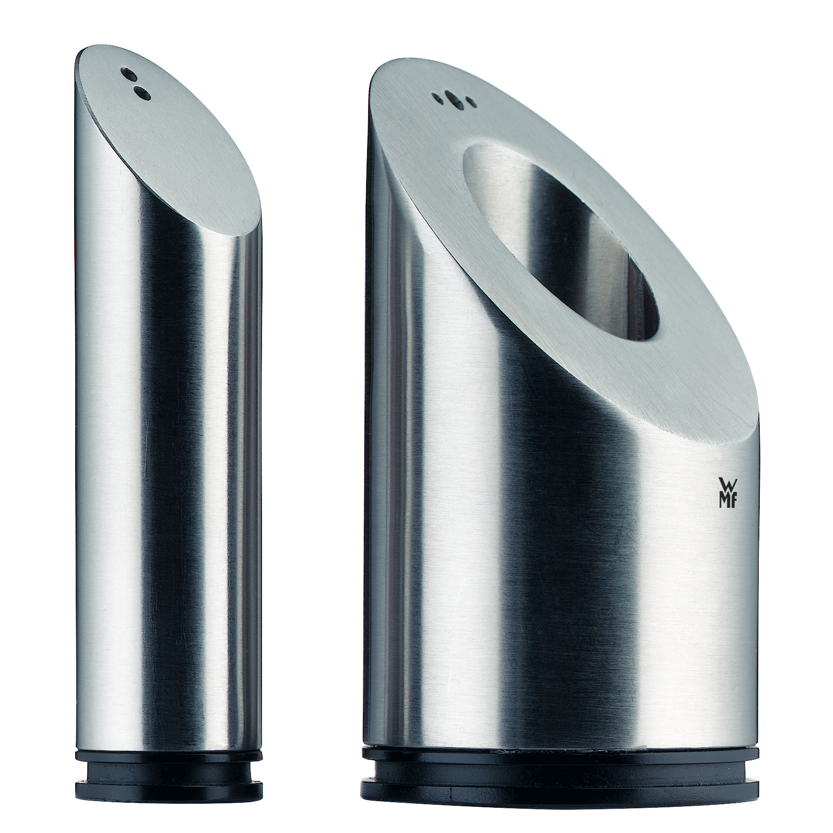 WMF Basic Salz- und Pfefferstreuer-Set in gebürstetem Edelstahl