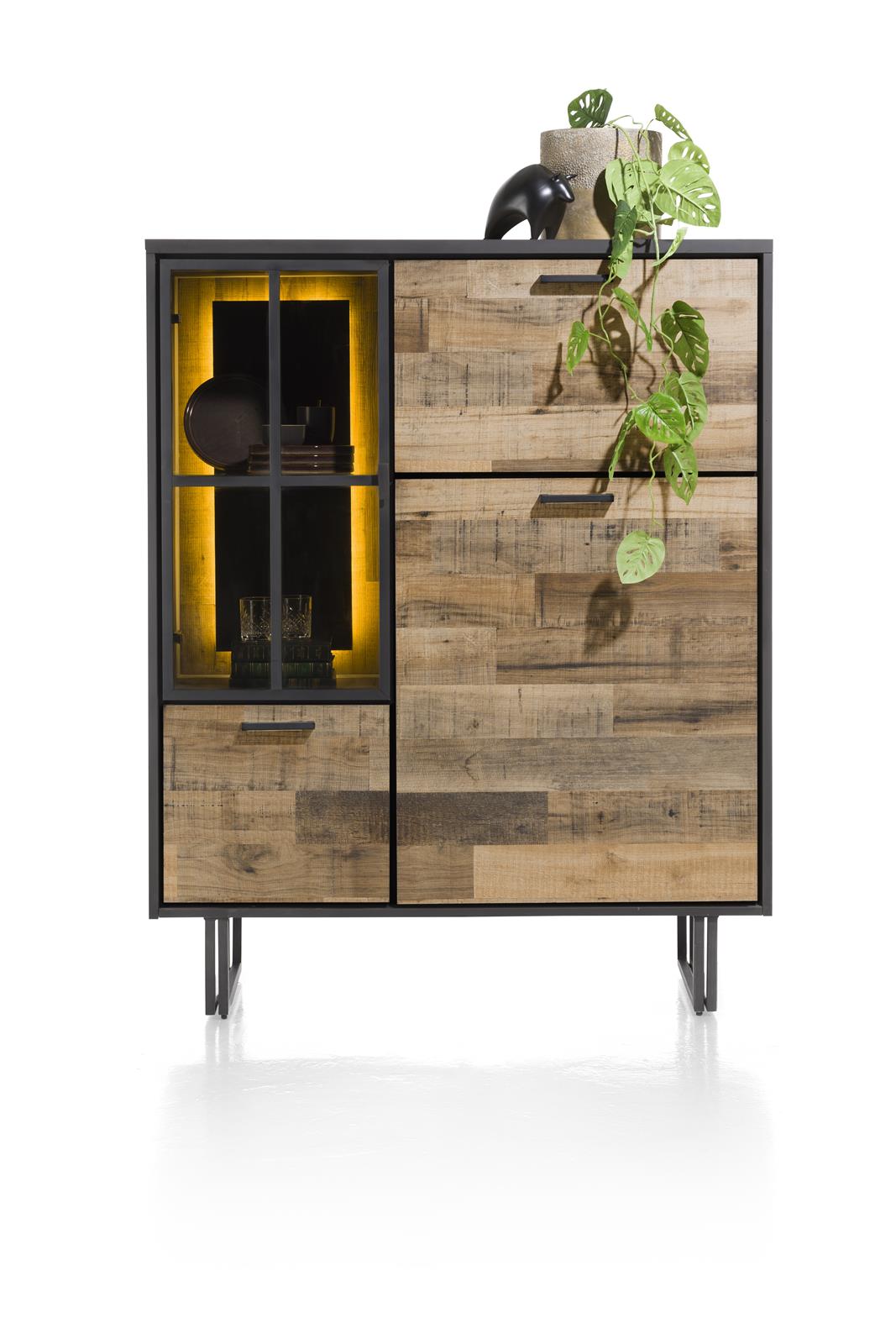 Henders & Hazel Highboard Avalon in Driftwood/Melamin
