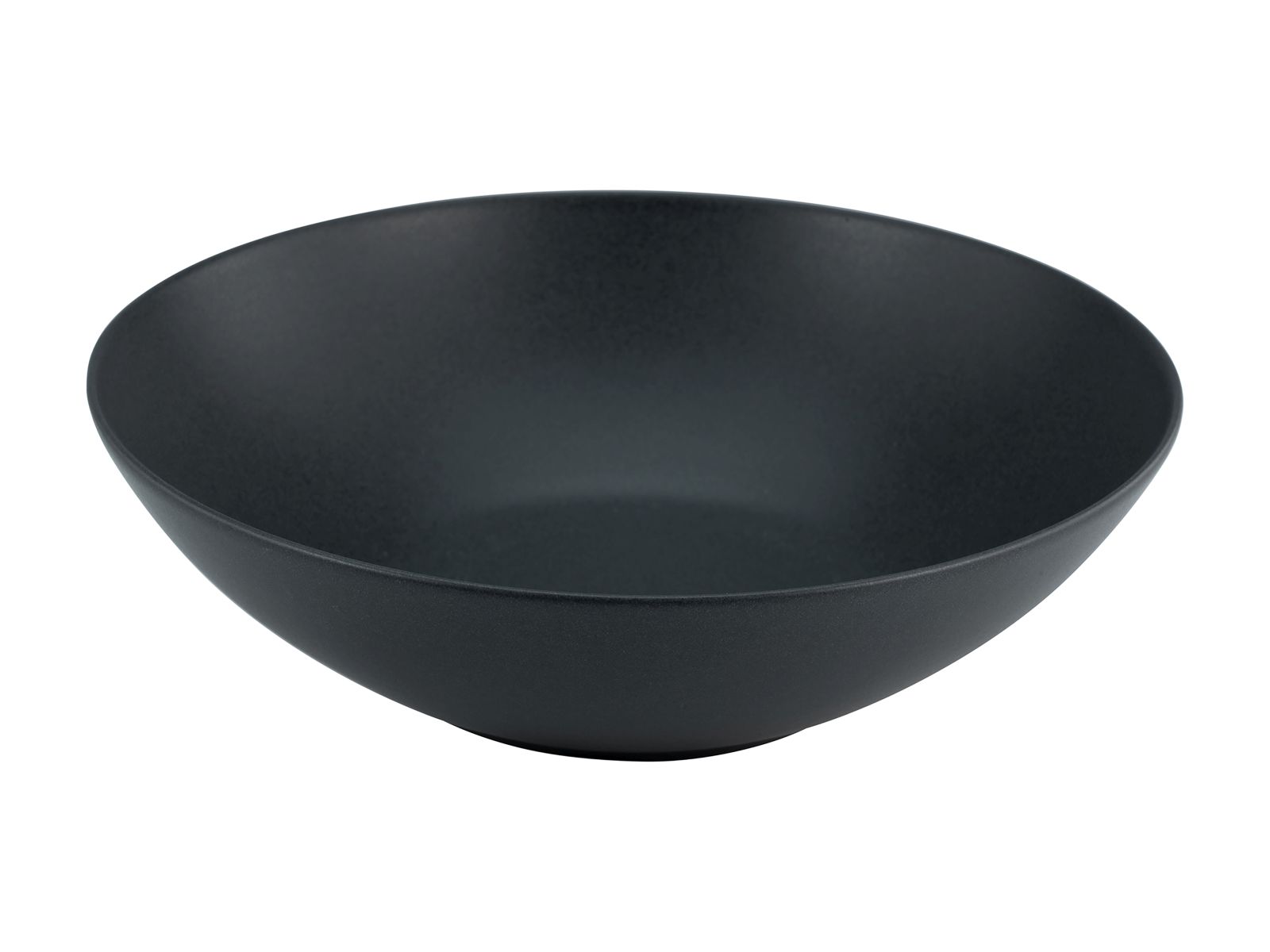 CreaTable Salatschüssel Soft Touch in Farbe Schwarz matt