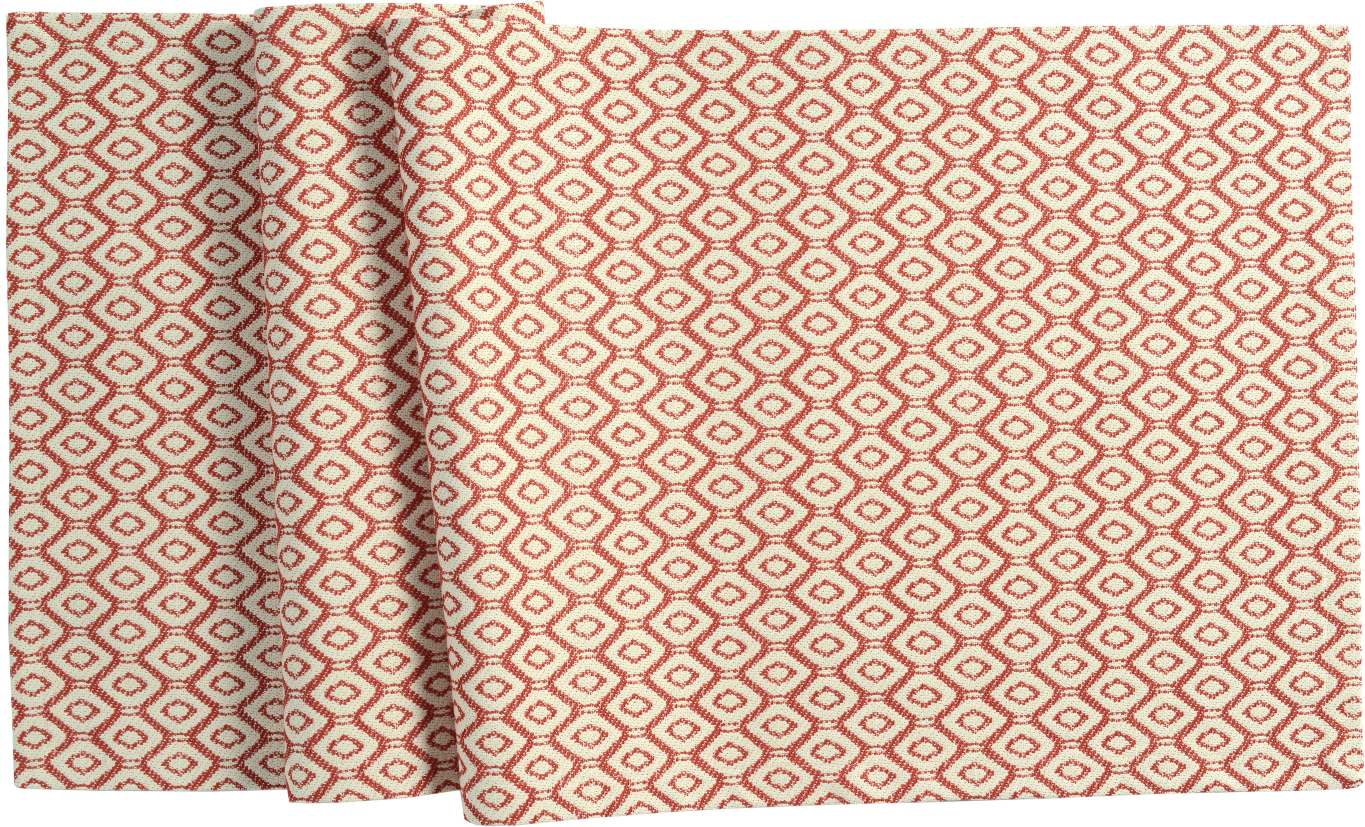 Sander Tischläufer ROMBE ca. 50x140cm in Farbe brick