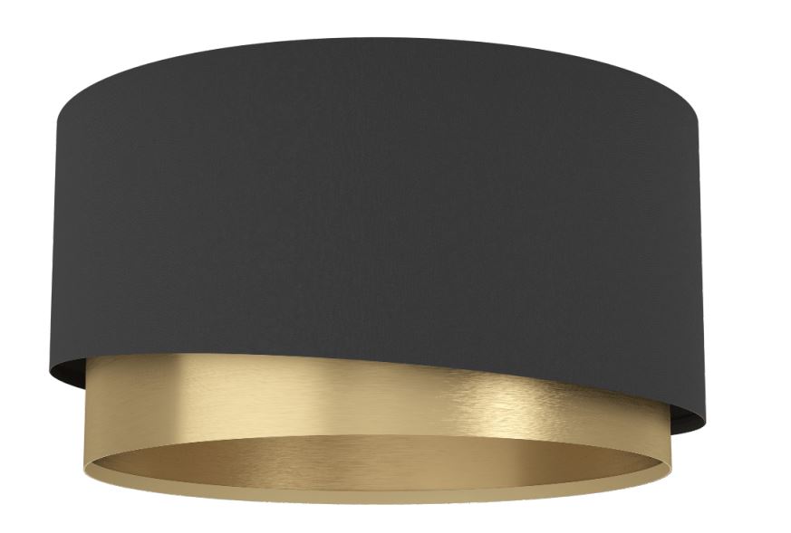 Eglo Leuchten Deckenleuchte in E27 schwarz/messing Eglo Leuchten Deckenleuchte in E27 schwarz/messing, Deckenleuchte, Lampe
