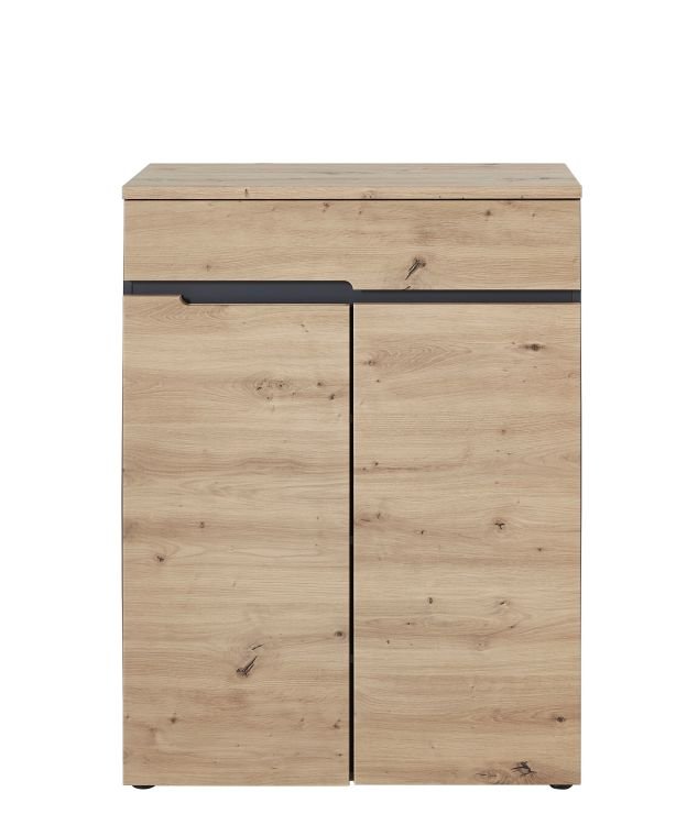 Schuhschrank in Mehrfarbig Innostyle Schuhschrank Memphis in Artisan Eiche/graphit
