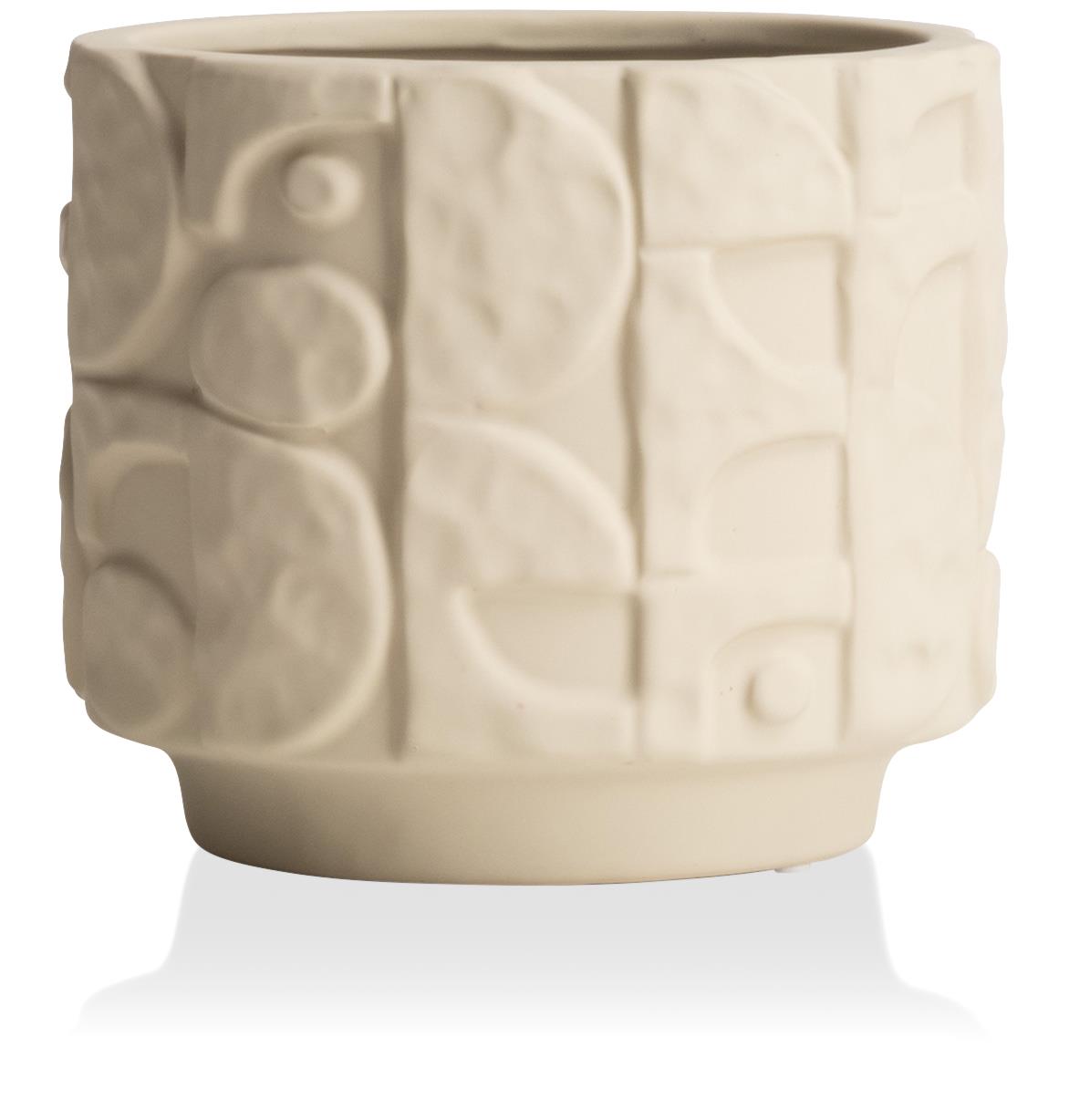 Coco Maison Blumentopf Alex 51279-BEI D18cm Coco Maison Blumentopf Alex 51279-BEI D18cm