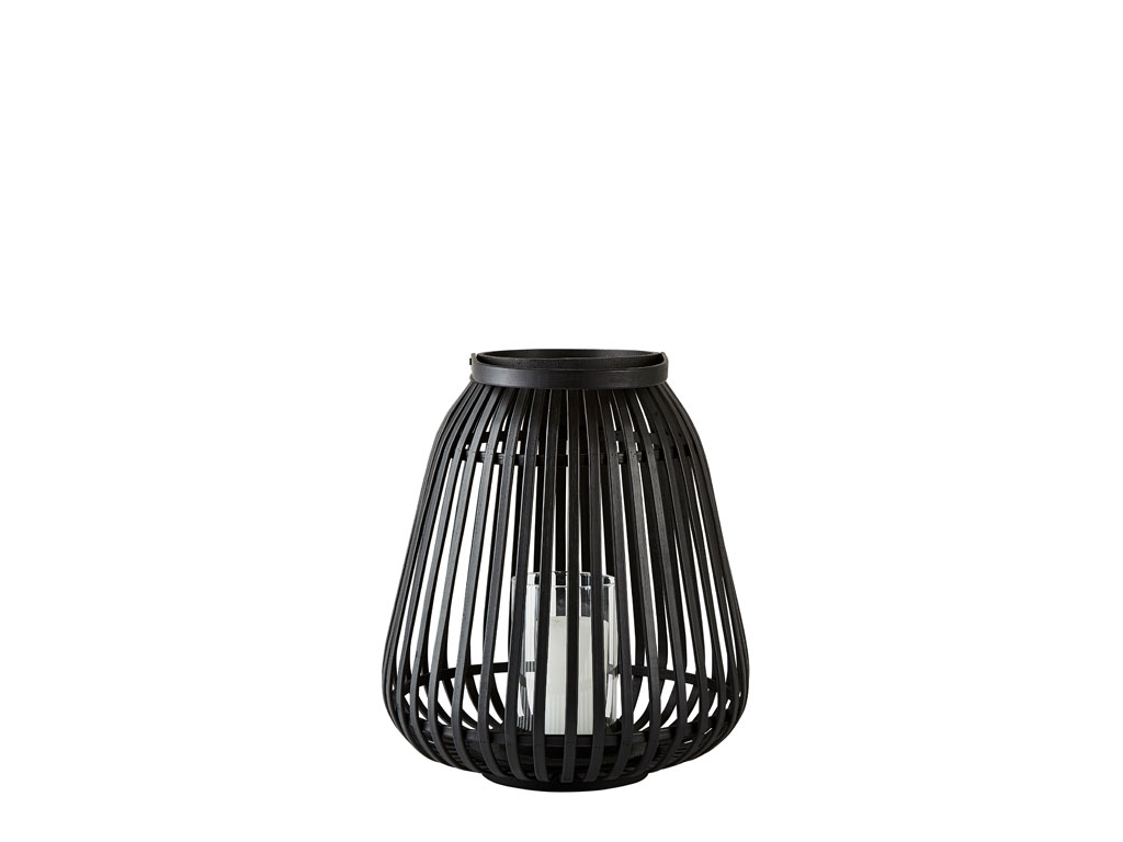 Villa Collection Laterne 29 cm in Farbe schwarz