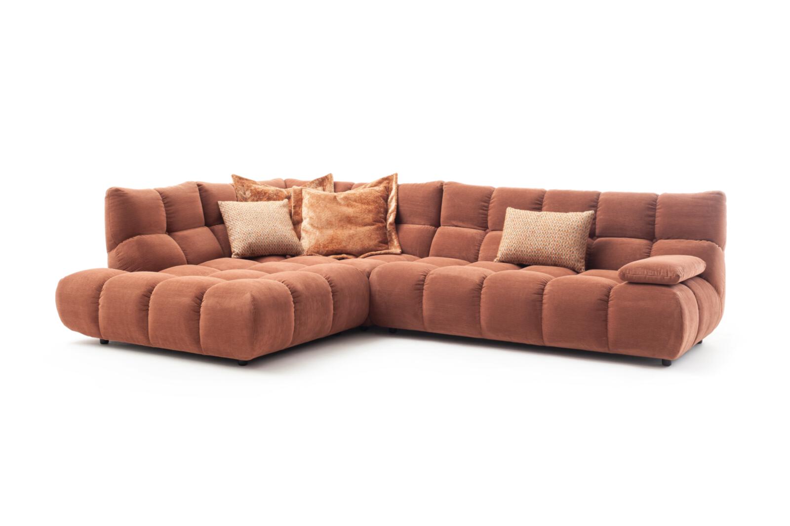 Candy Polsterecke SK781 in Stoff Feincord rusty PG: 3/8