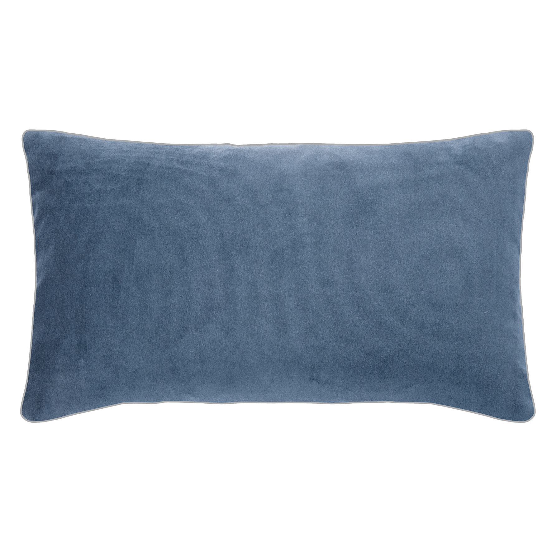 Pad Kissenhülle SMOOTH ca. 25x50cm in Farbe dusty blue Pad Kissenhülle SMOOTH ca. 25x50cm in Farbe dusty blue, Kissen, Kissenbezug, Samt, Blau, Rückenstütze