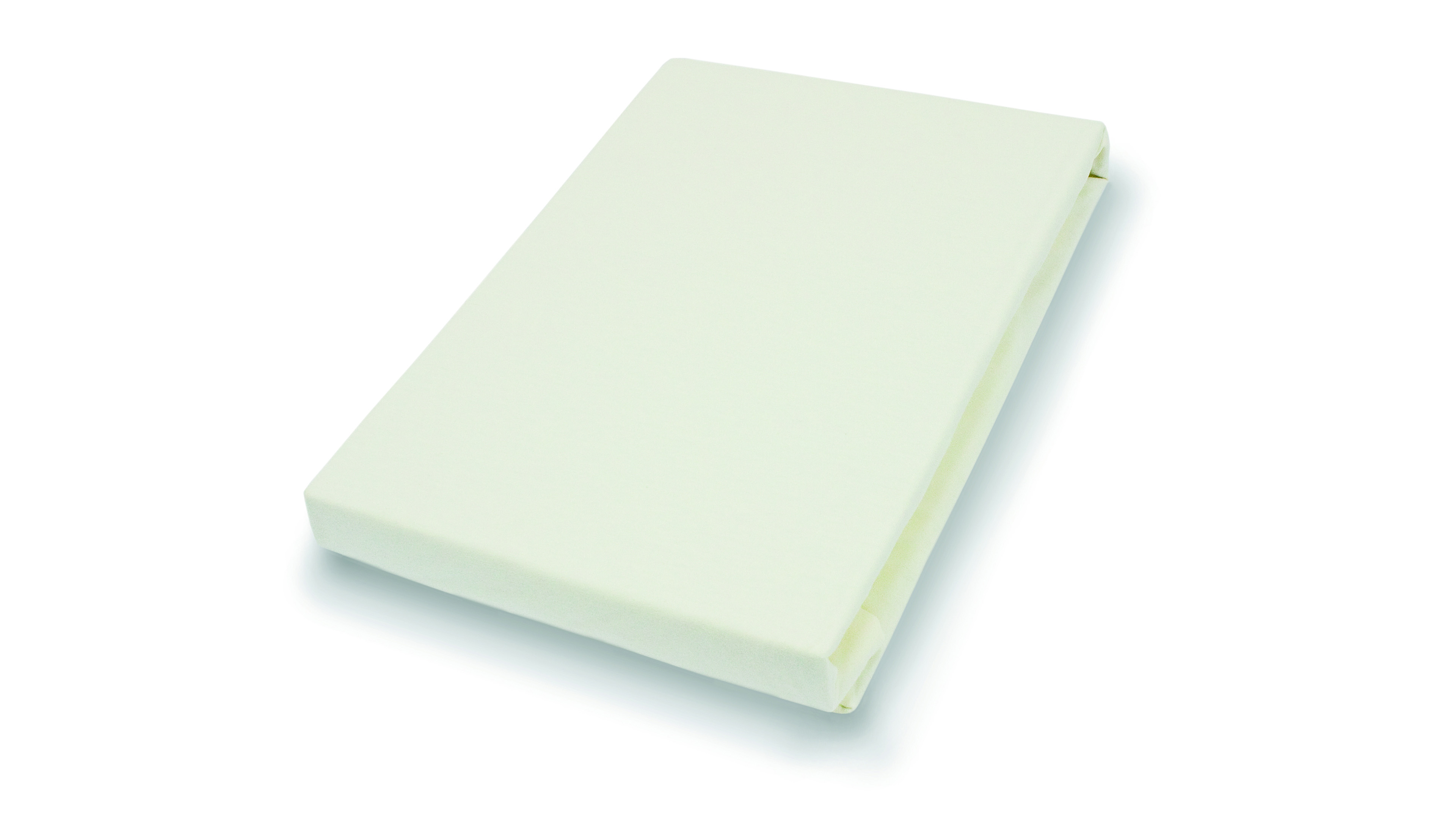 Hahn Haustextilien Spannbetttuch 100x200cm in Farbe ecru,