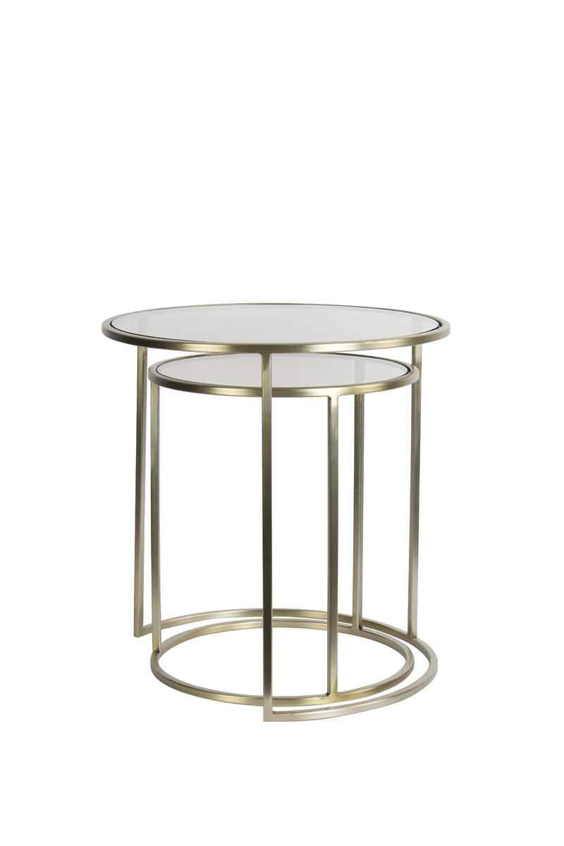 Bestelltisch 2-tlg. DUARTE in 40x45+50x52cm