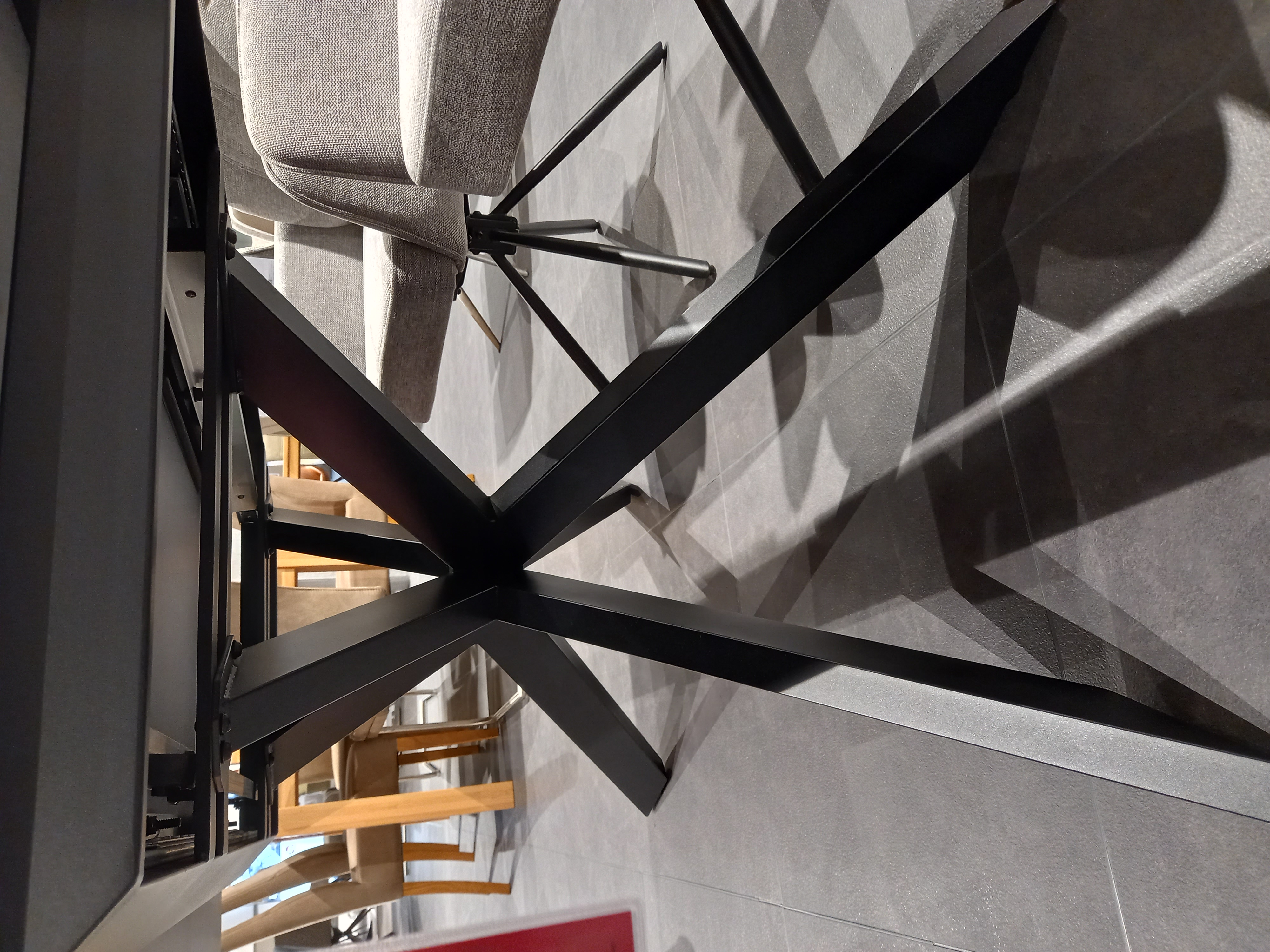 MCA Furniture Esstisch BONANZA in Platte Keramik anthrazit marm. MCA Furniture Esstisch BONANZA in Platte Keramik anthrazit marm., Moebel, Tabelle, Fußboden, Bodenbeläge, Stuhl