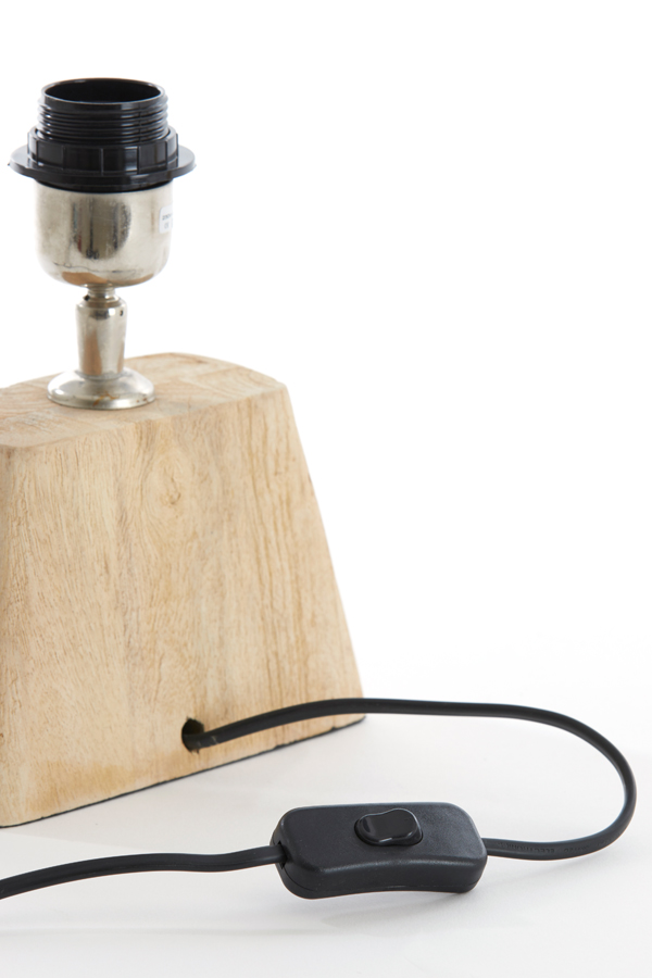 Light & Living Lampenfuß KARDAN in Farbe natur, Elektrisches Gerät, Mikrophon, Adapter, Elektronik, Lampe