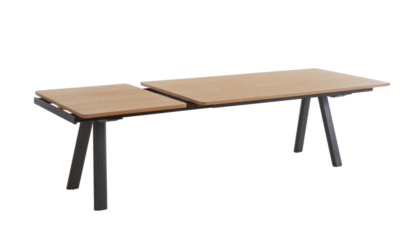 Habufa Ausziehtisch ZADE ca. B100 H77 T200 cm in dune color
