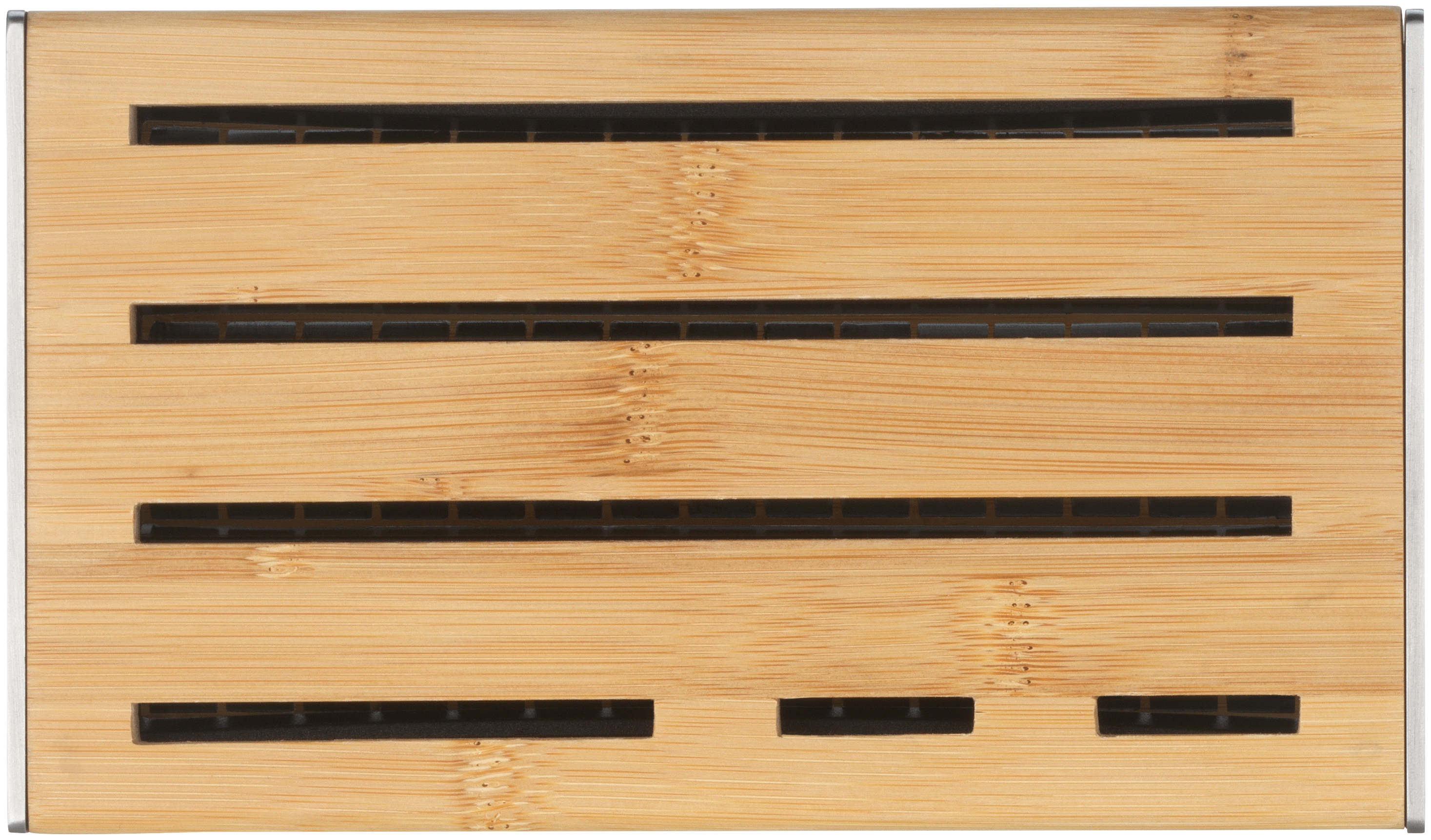 WMF Messerblock Transparent in durchsichtig/Edelstahl/hellbraun