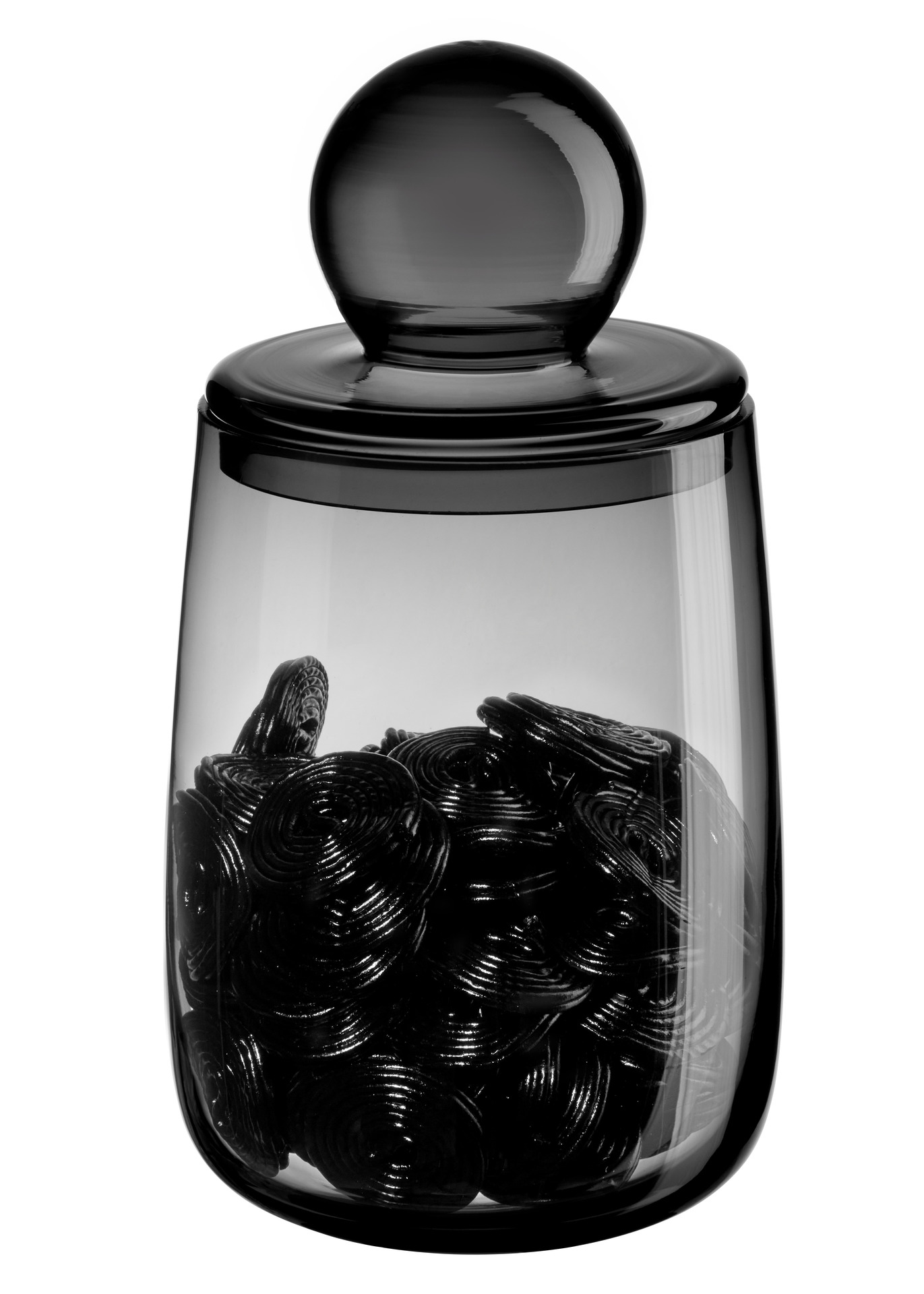 ASA Selection Dose mit Deckel SARABI in Farbe grau glänzend